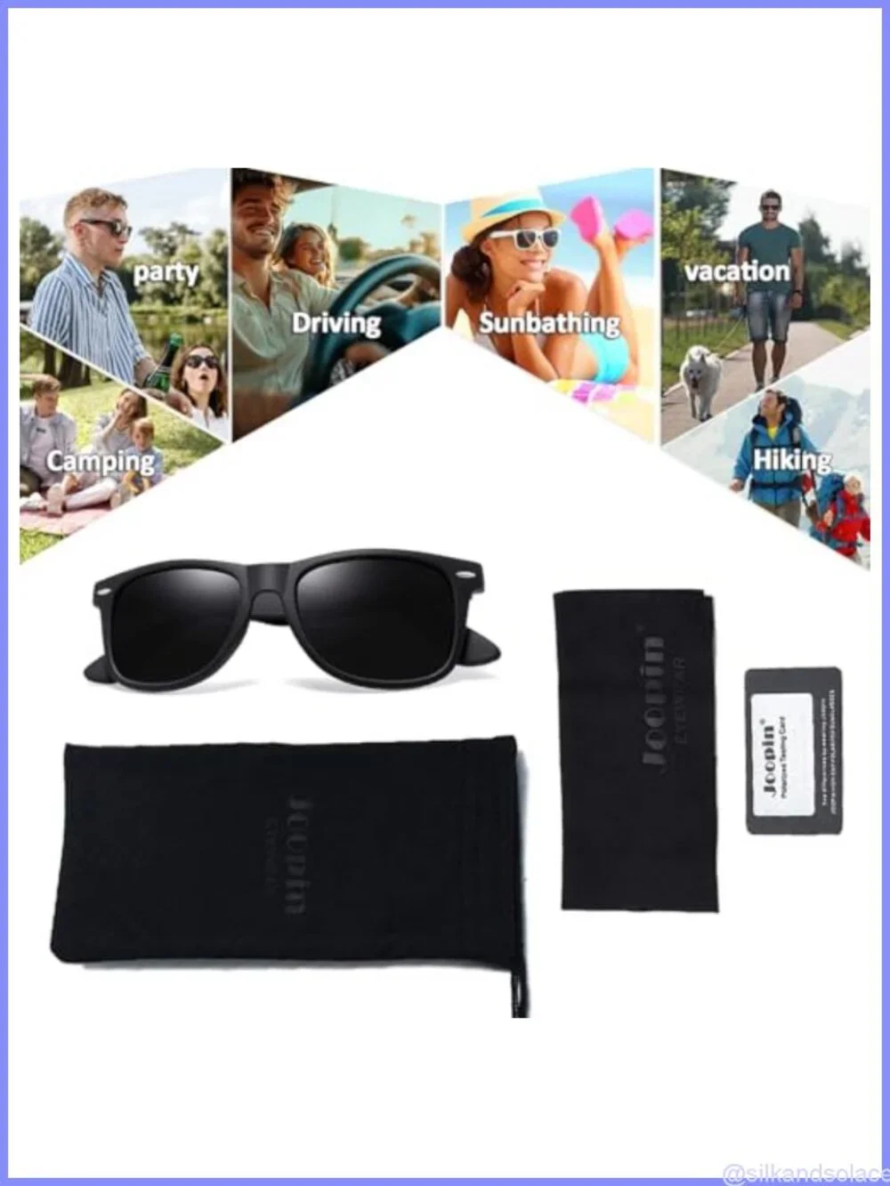 Square Sunglasses Polarized UV400 Oversized Shield Unisex